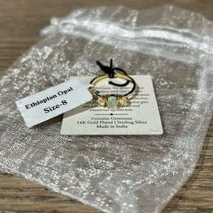 Ethiopian opal ring